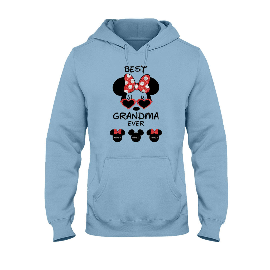 Personalized Best Grandma Ever T-shirt & Hoodie with Custom Names