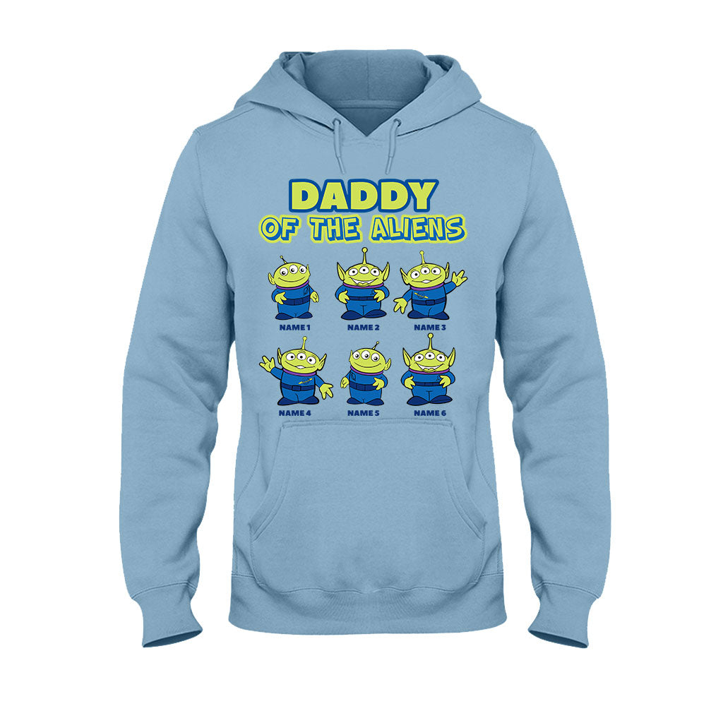 Personalized Daddy Of The Aliens T-Shirt & Hoodie Gift for Dad