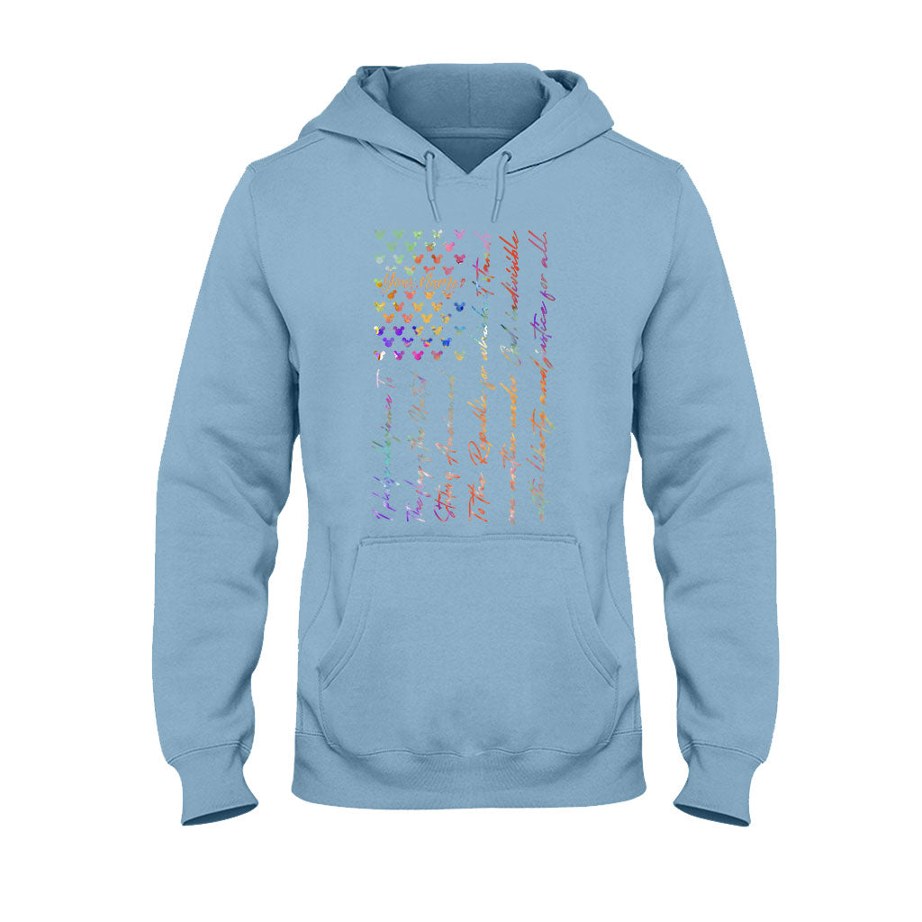 Personalized Mouse Ears Pledge of Allegiance T-shirt & Hoodie for Independence Day