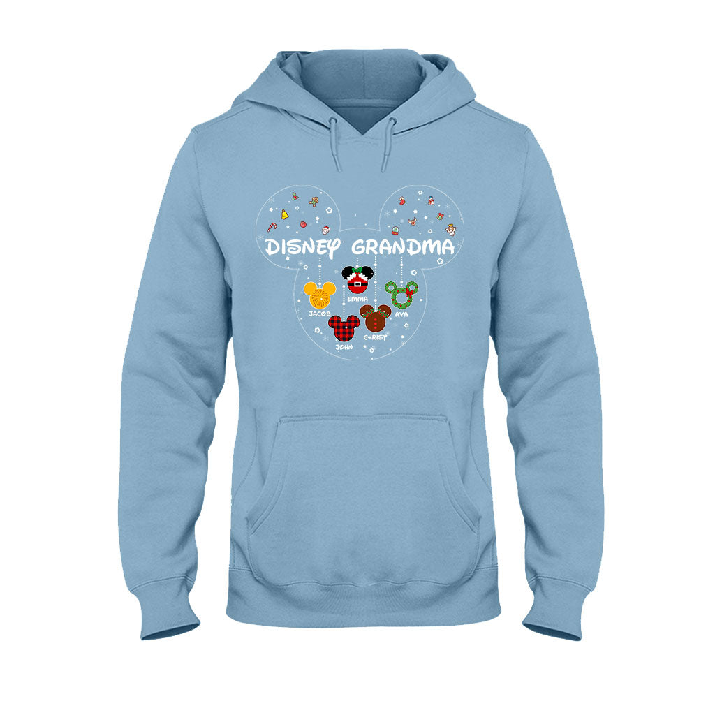 Personalized Christmas T-shirt and Hoodie for Grandma