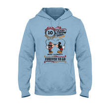 Load image into Gallery viewer, Personalized Couple T-shirt and Hoodie Custom Names Forever to Go Gift
