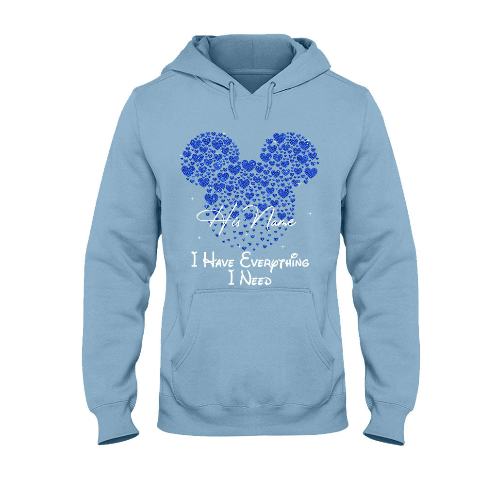 Personalized Mouse T-shirt & Hoodie Custom Name Gift for Couples