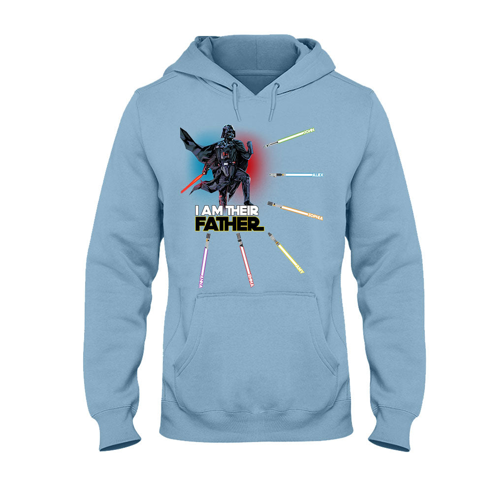 Personalized I Am Their Father T-shirt & Hoodie Custom Names Gift for Dad