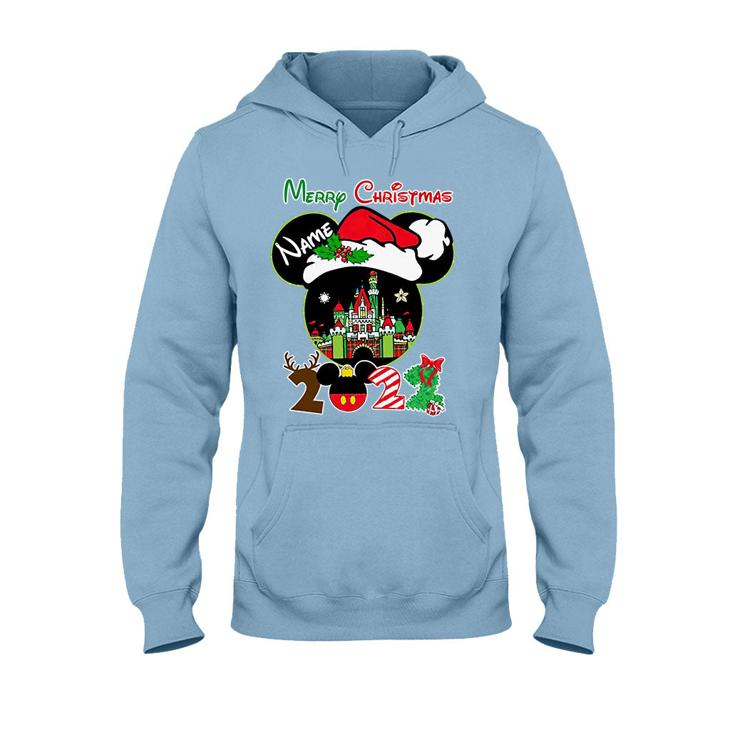 Personalized Christmas Mouse T-shirt & Hoodie Custom Name Gift