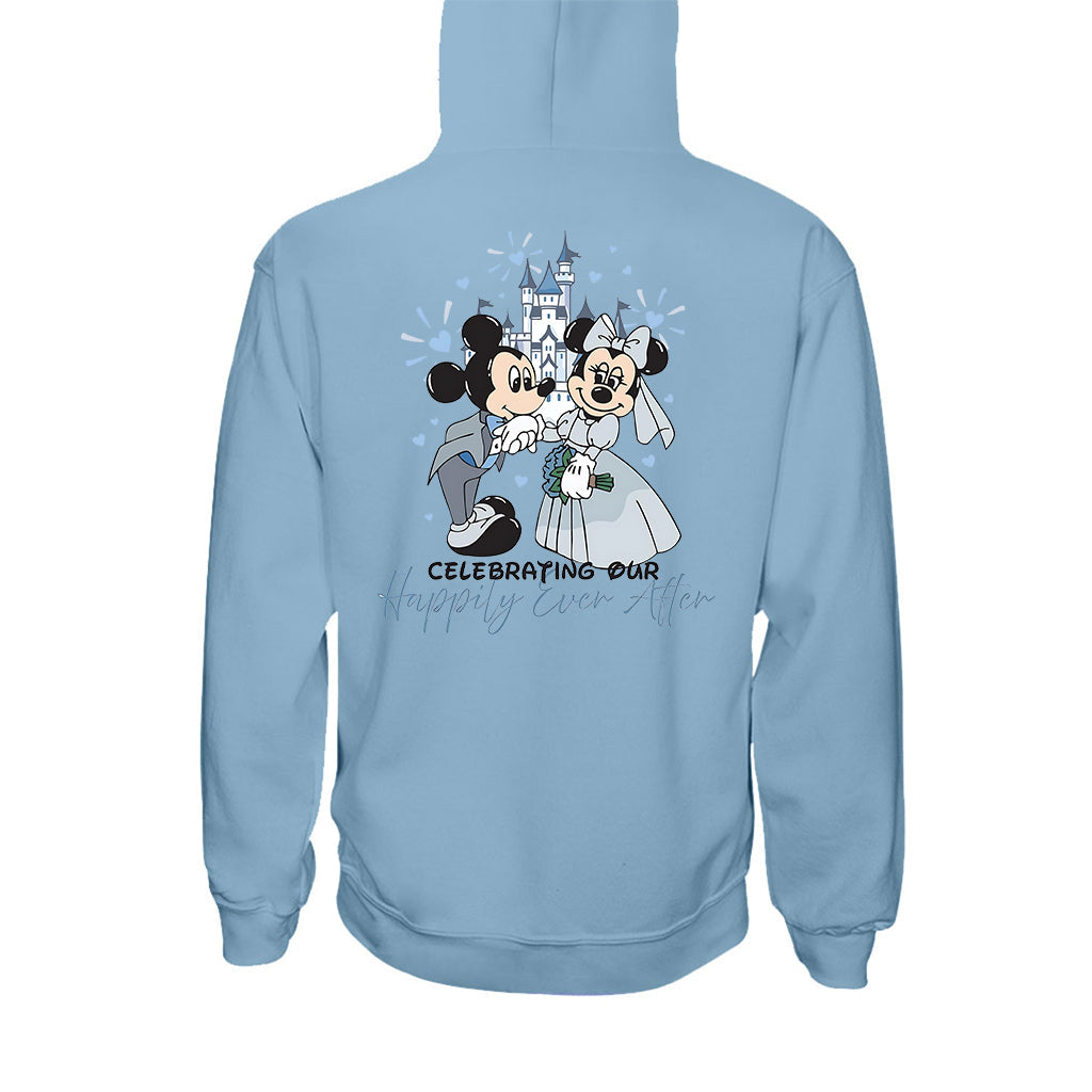 Personalized Disney Mouse T-Shirt & Hoodie for Couples - Custom Name & Date Gift