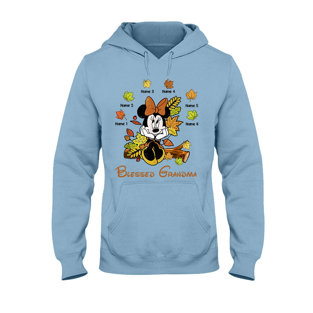 Personalized Blessed Grandma T-Shirt & Hoodie with Custom Names