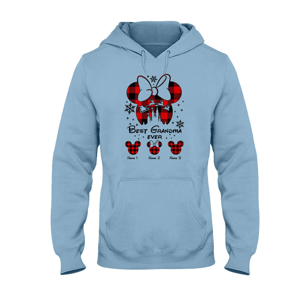 Personalized Christmas T-shirt & Hoodie Gift for Grandma