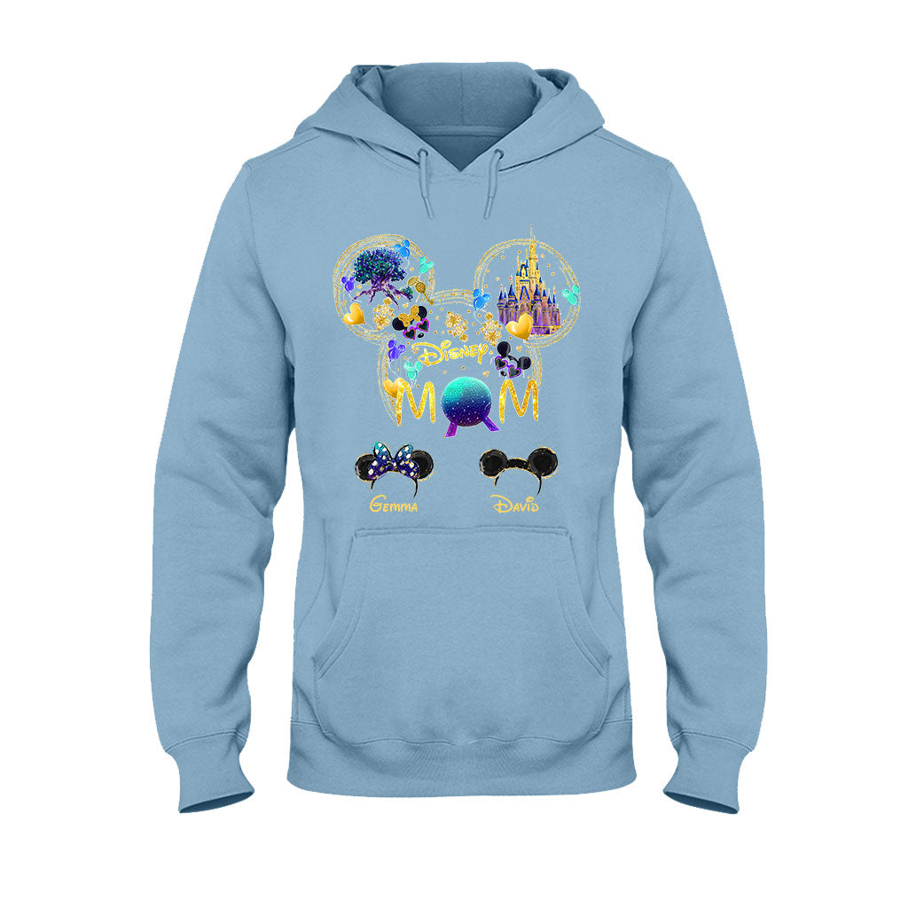 Personalized Disney Mom T-shirt Custom Name Gift for Mother's Day