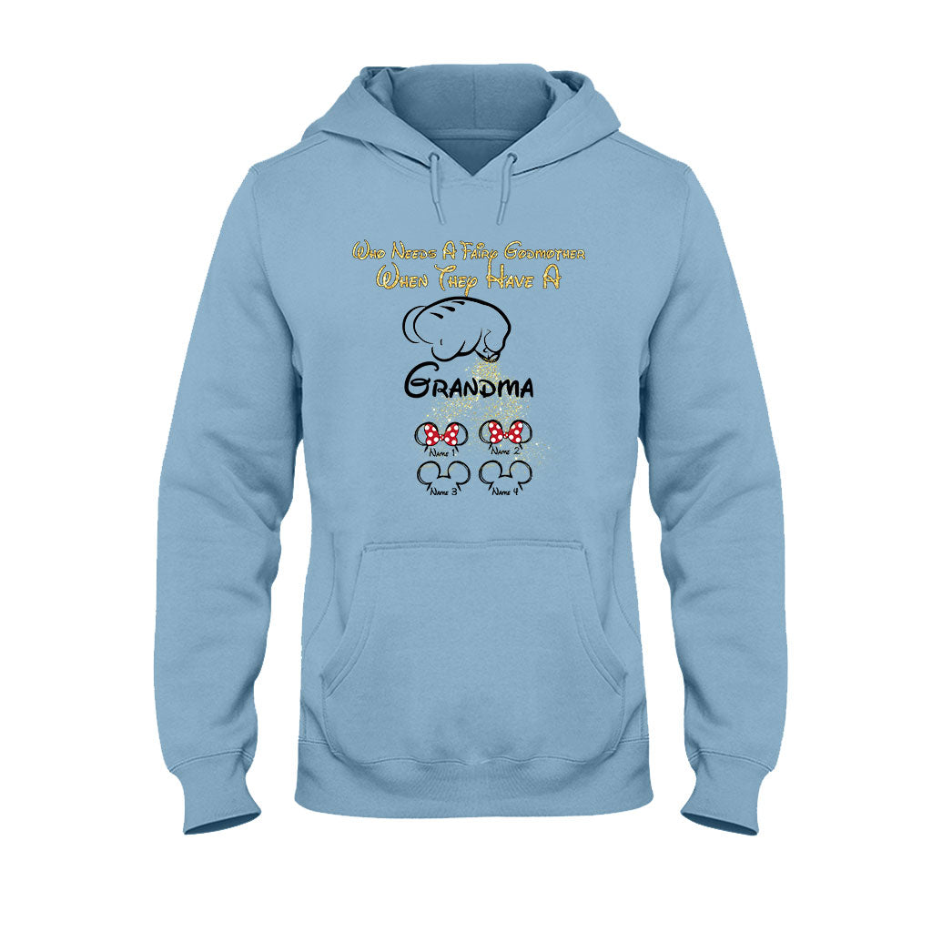 Personalized Mother's Day T-shirt & Hoodie with Custom Names for Grandma
