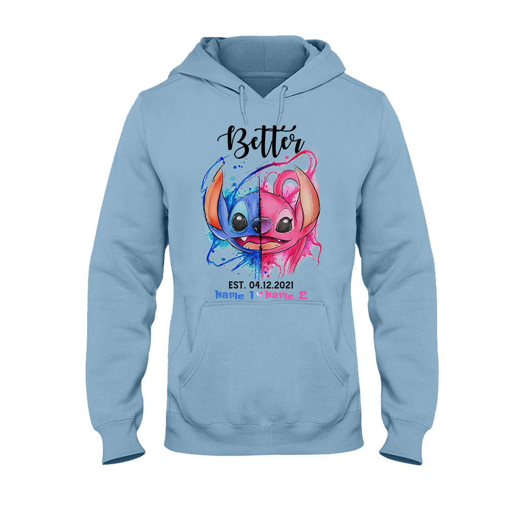Personalized Couple Ohana T-shirts Hoodies Unique Gift Idea