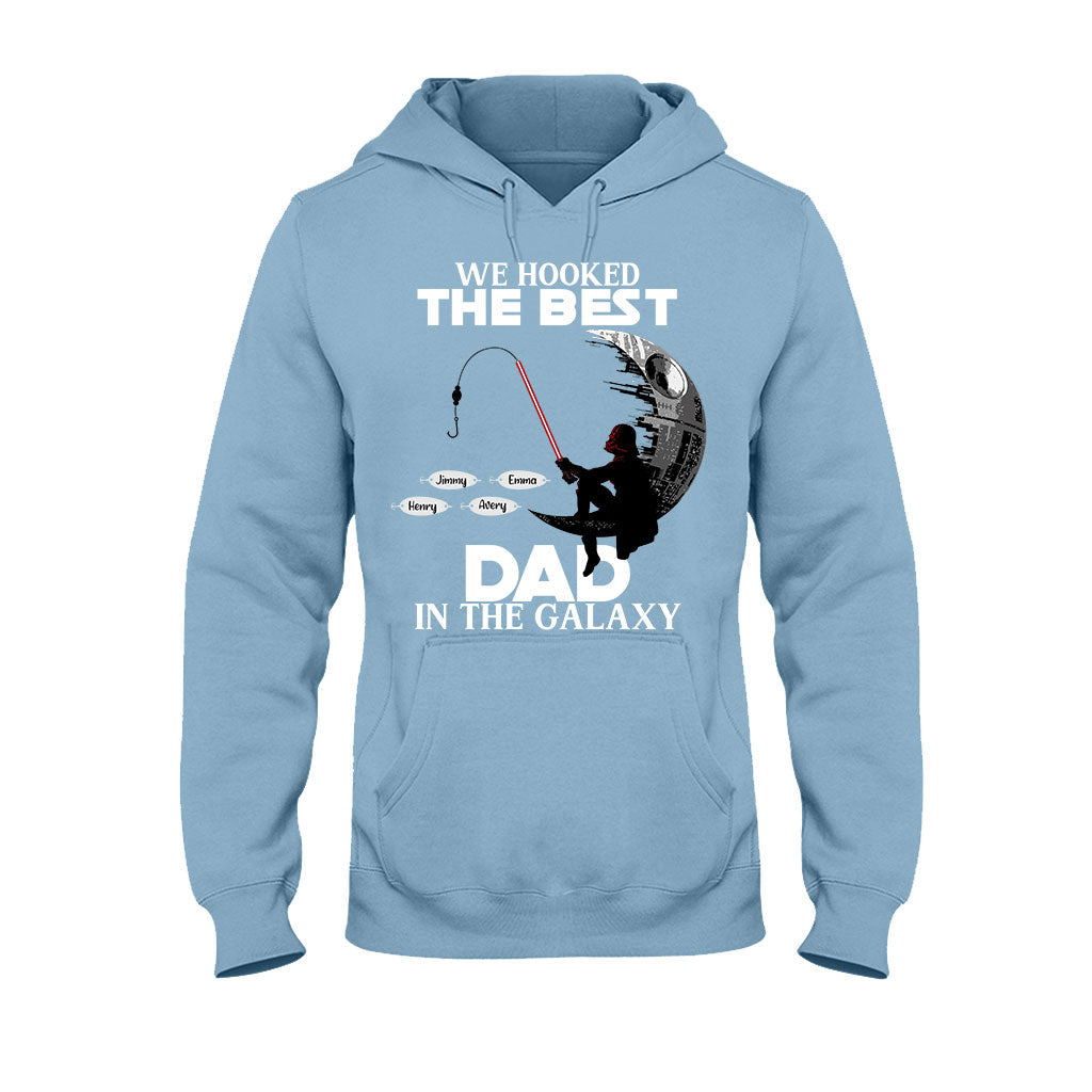 Personalized Fishing T-Shirt & Hoodie for Dad with Custom Names
