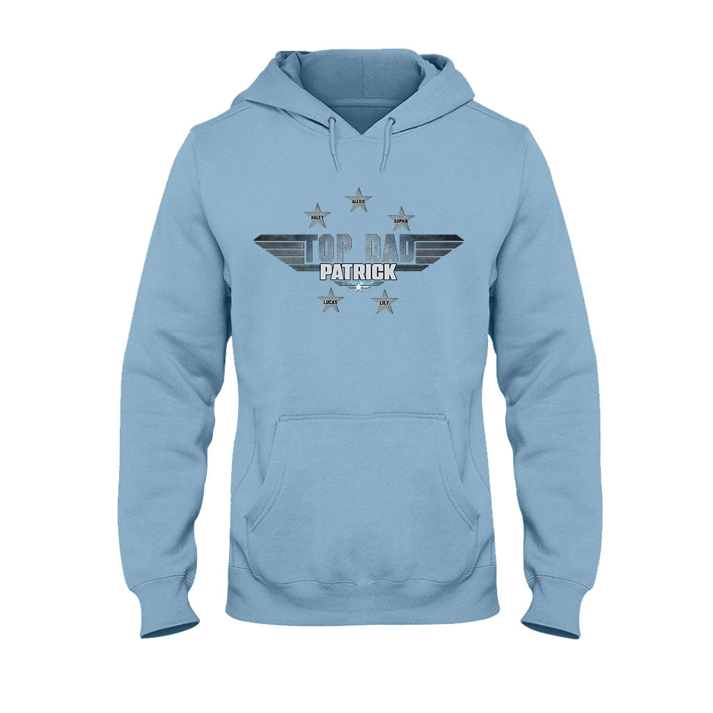 Personalized Top Dad T-shirt & Hoodie Gift with Custom Name