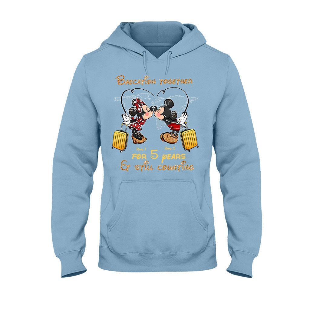 Personalized Couple Travel T-shirt & Hoodie Custom Name Gift