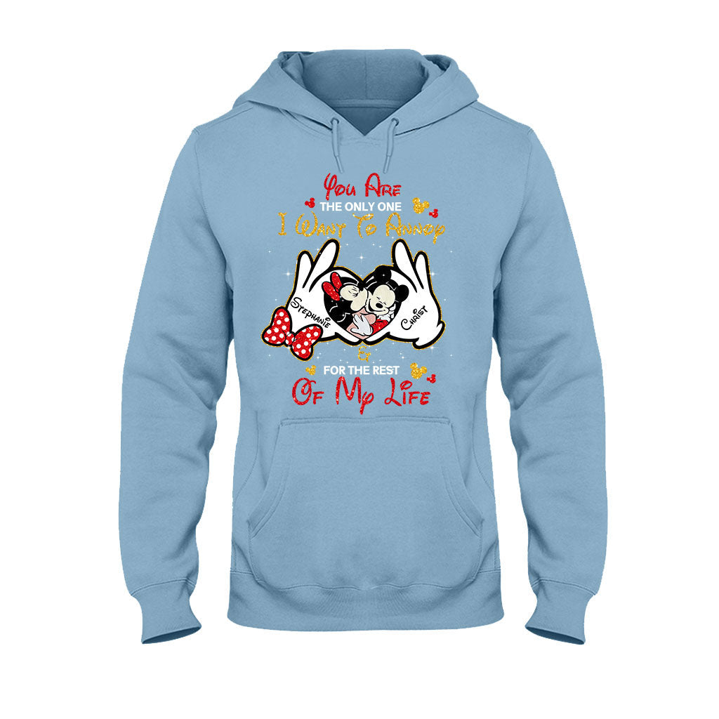 Personalized Couple T-shirt & Hoodie Custom Name Gift