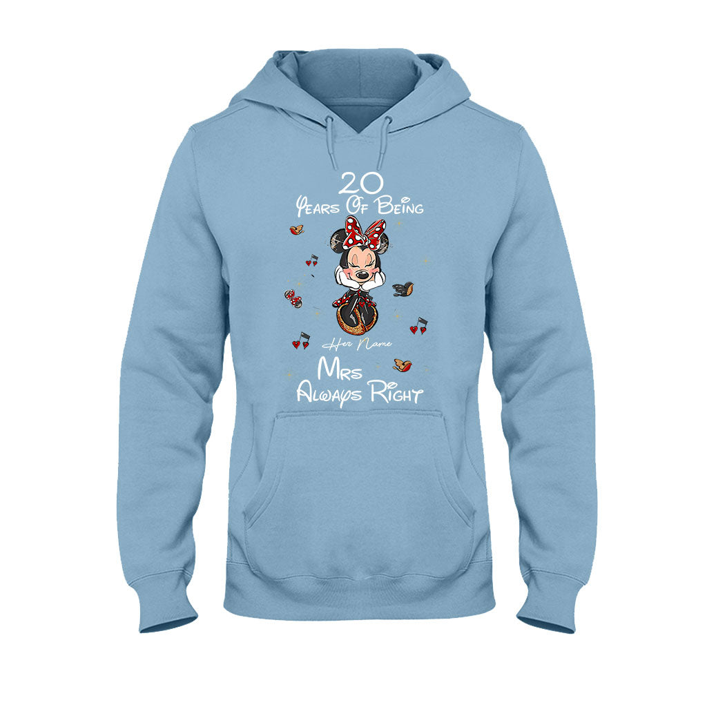 Personalized Couple T-shirt & Hoodie Custom Name Gift Idea