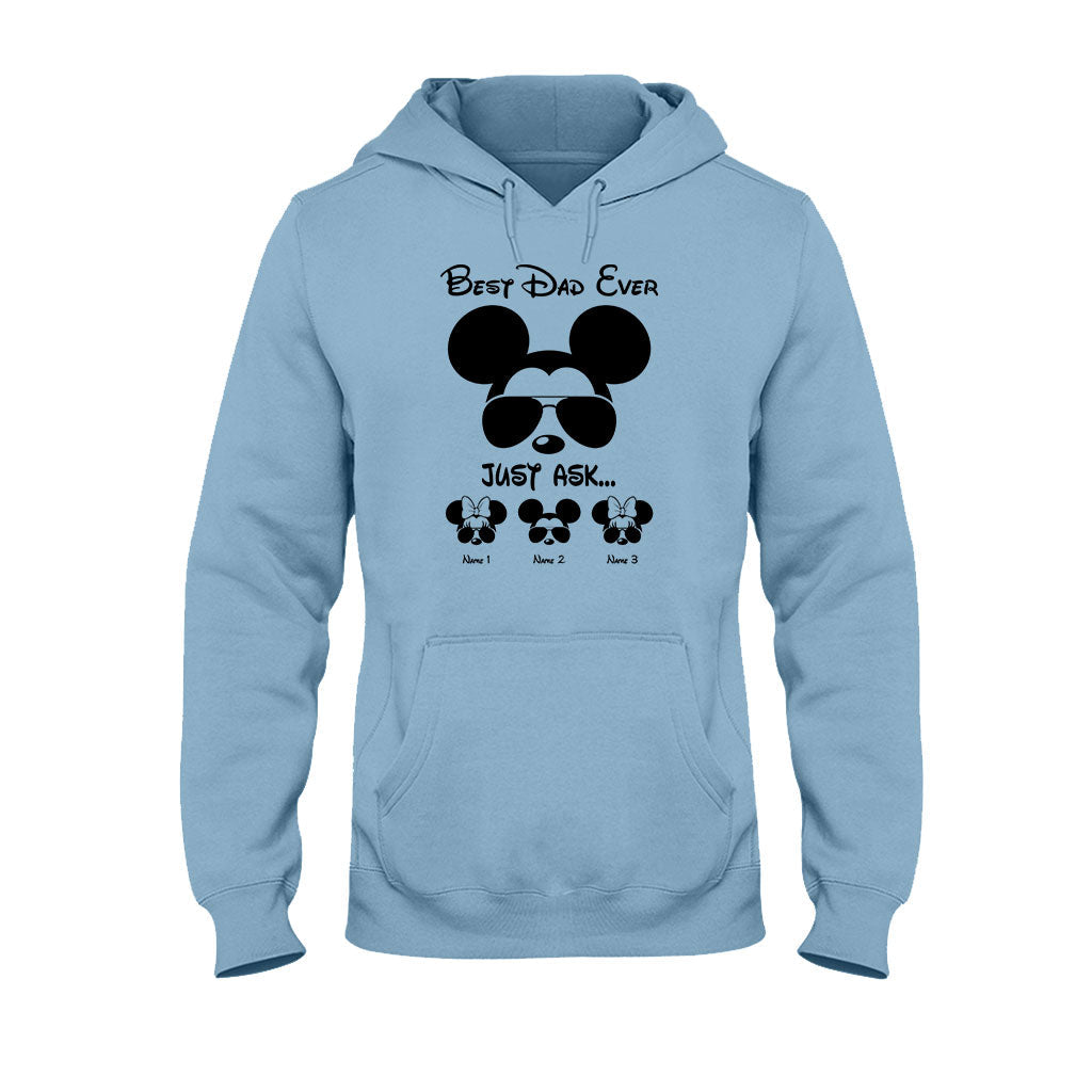 Personalized Mickey Mouse T-shirt & Hoodie Gift for Dad's Day
