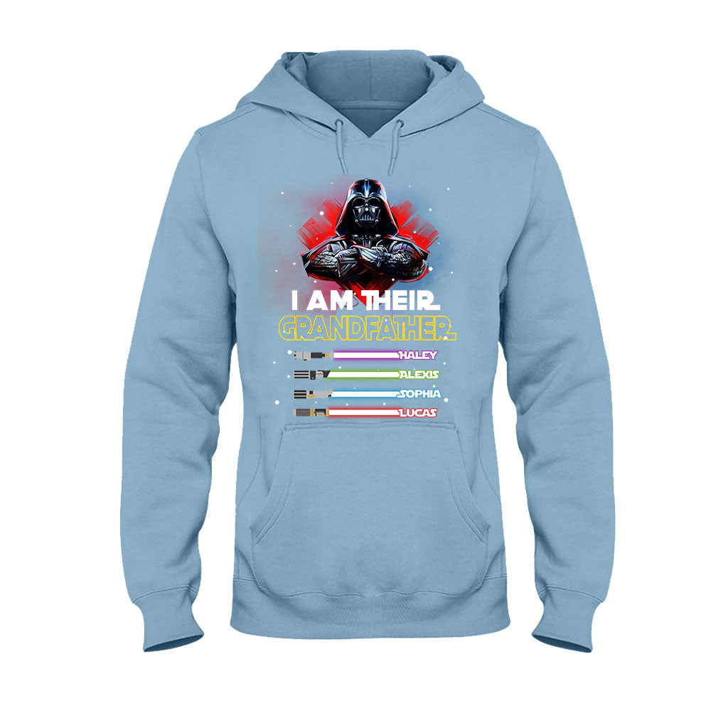 Personalized Grandfather T-shirt & Hoodie with Custom Names