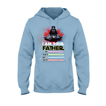 Load image into Gallery viewer, Personalized Star Wars Father T-shirt and Hoodie Gift
