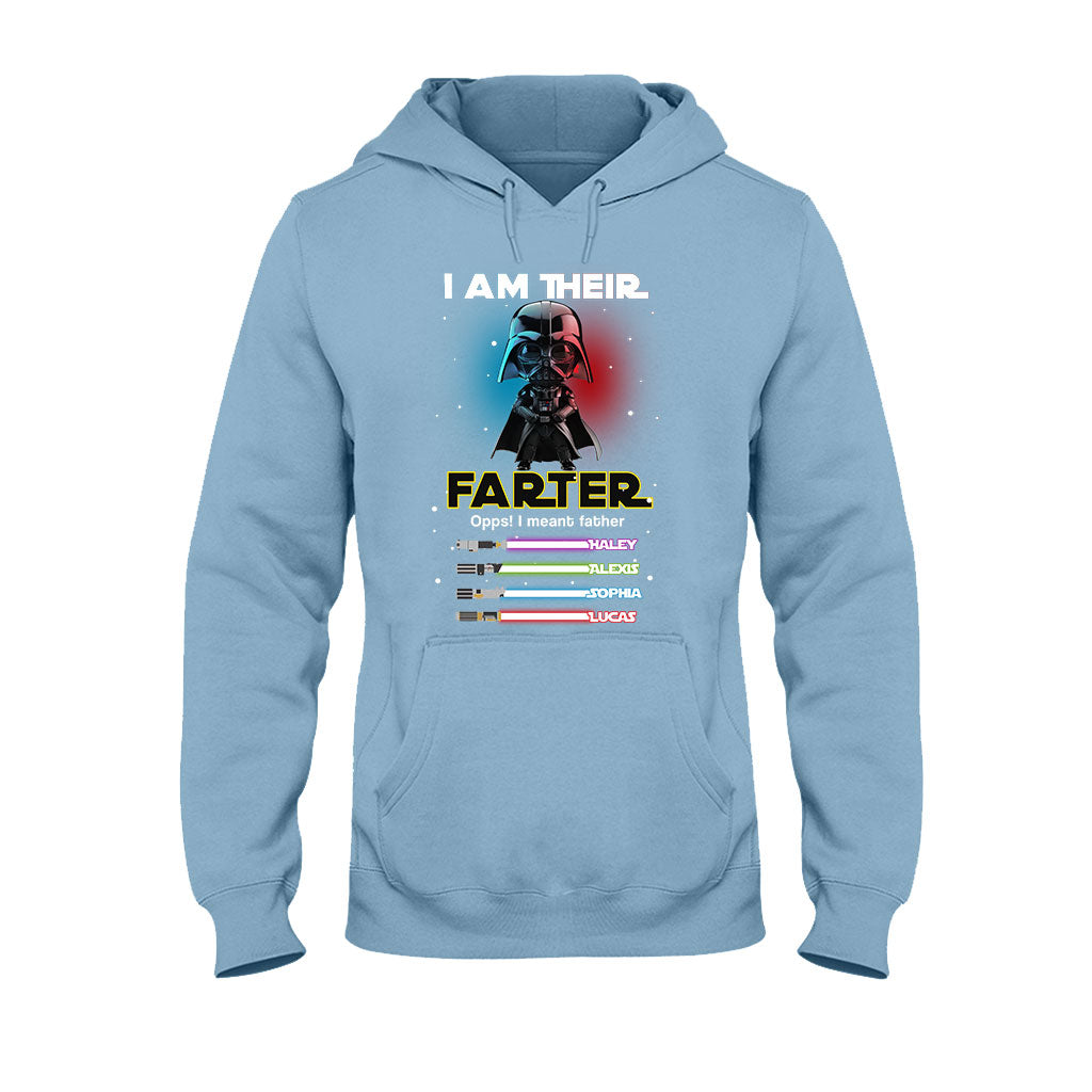 Personalized Father's Day T-shirt & Hoodie Custom Family Names Gift for Dad