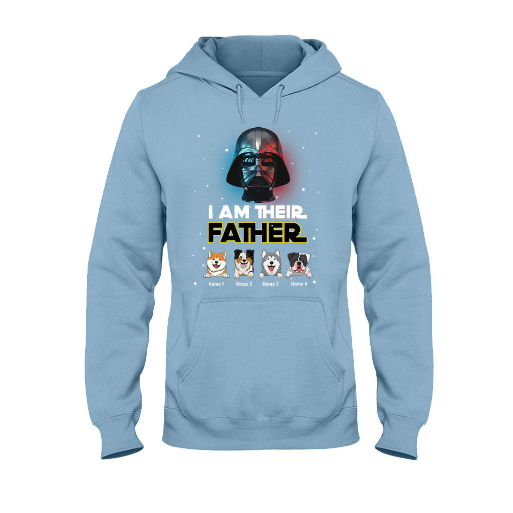 Personalized Dog Dad T-Shirt and Hoodie - I Am Their Father Gift