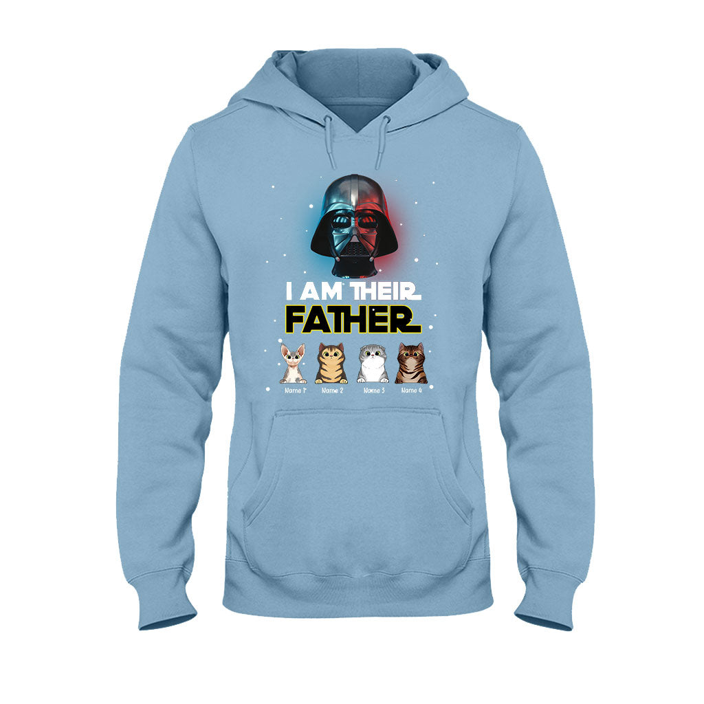 Personalized Cat T-shirt & Hoodie Gift for Dad | I Am Their Father