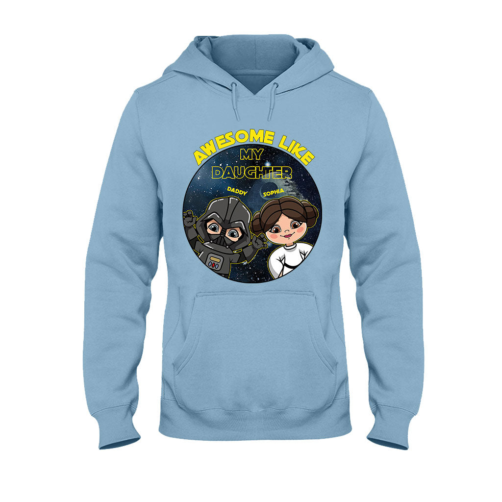 Personalized Awesome Like My Daughter T-shirt Hoodie Gift for Dad