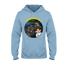 Load image into Gallery viewer, Personalized Awesome Like My Daughter T-shirt Hoodie Gift for Dad
