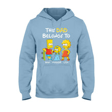 Load image into Gallery viewer, Personalized Dad T-shirt Hoodie Custom Family Gift
