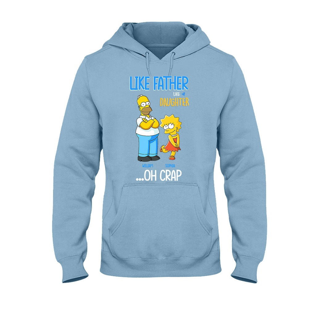 Personalized Father Daughter T-shirt and Hoodie Custom Name Gift