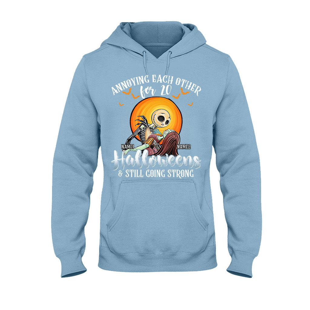Personalized Halloween T-shirt & Hoodie Custom Names Gift