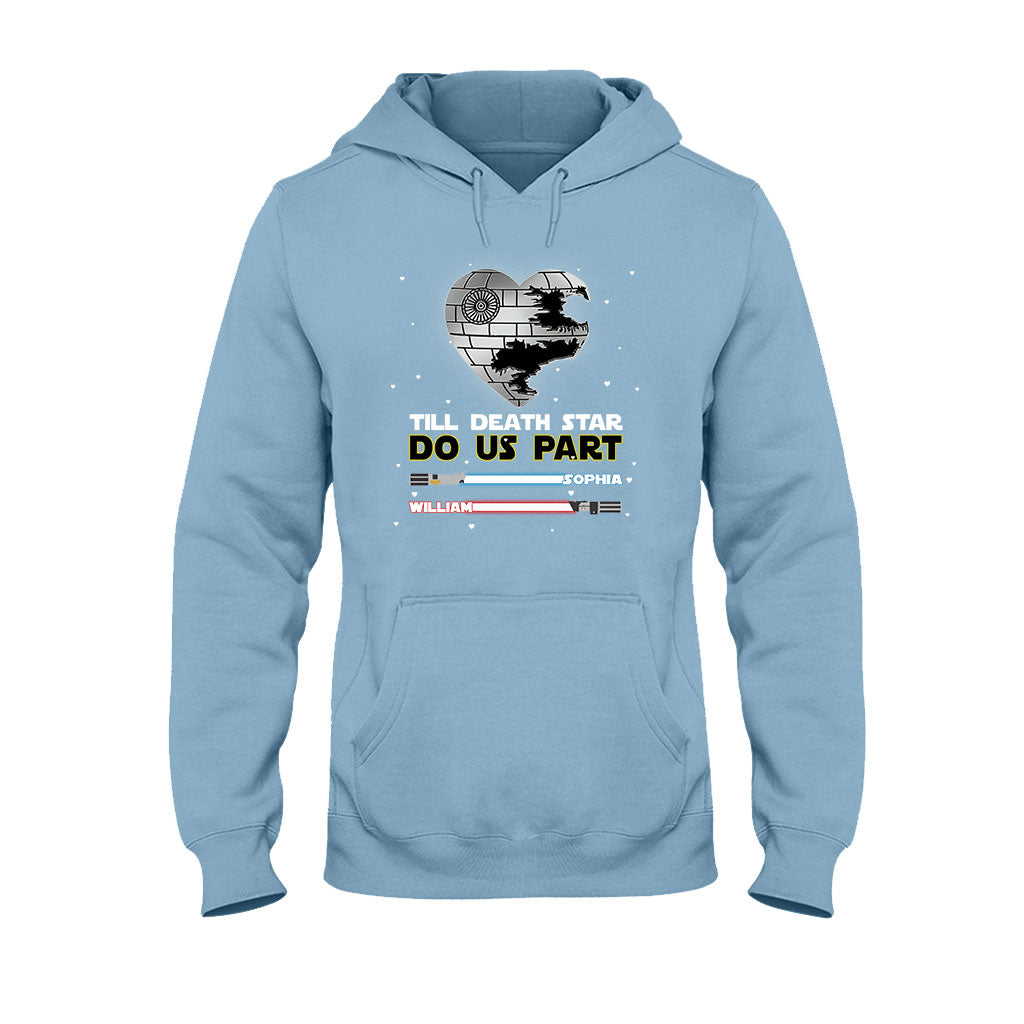 Personalized Till Death Star Do Us Part Couple T-shirt & Hoodie Gift