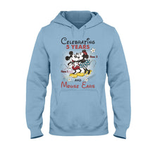 Load image into Gallery viewer, Personalized Couple Mouse T-shirt and Hoodie for Anniversary Gift
