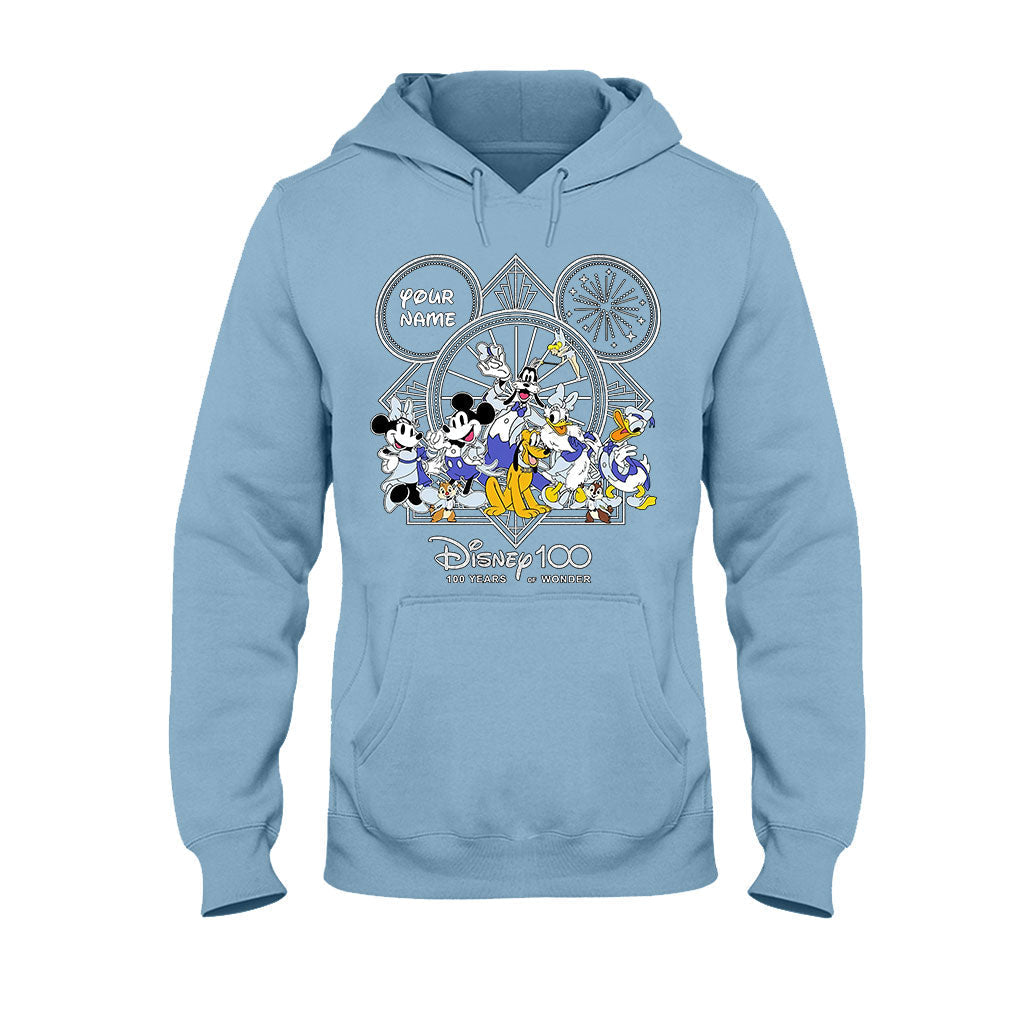 Personalized Disney 100 Years T-shirt & Hoodie with Custom Name for Birthday & Christmas
