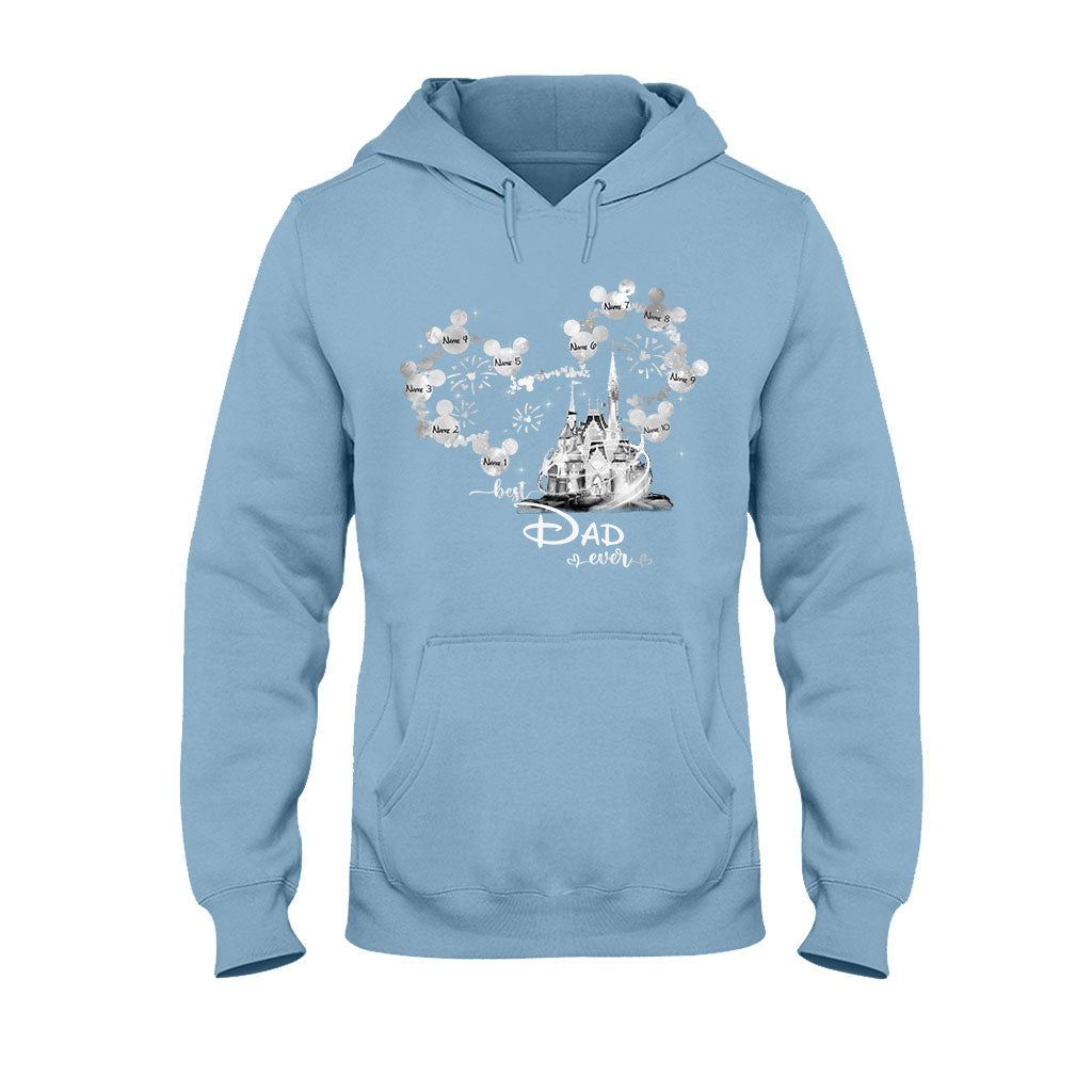 Personalized Best Dad Ever T-Shirt & Hoodie Gift for Father's Day