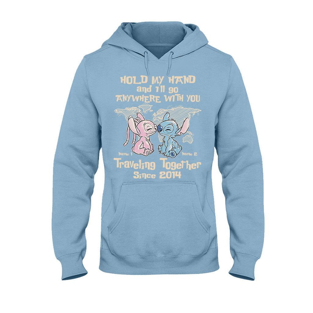 Personalized Couple Ohana T-Shirt & Hoodie Custom Names Gift