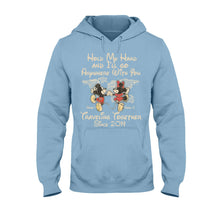 Load image into Gallery viewer, Personalized Couple T-shirt Custom Names Travel Together Gift
