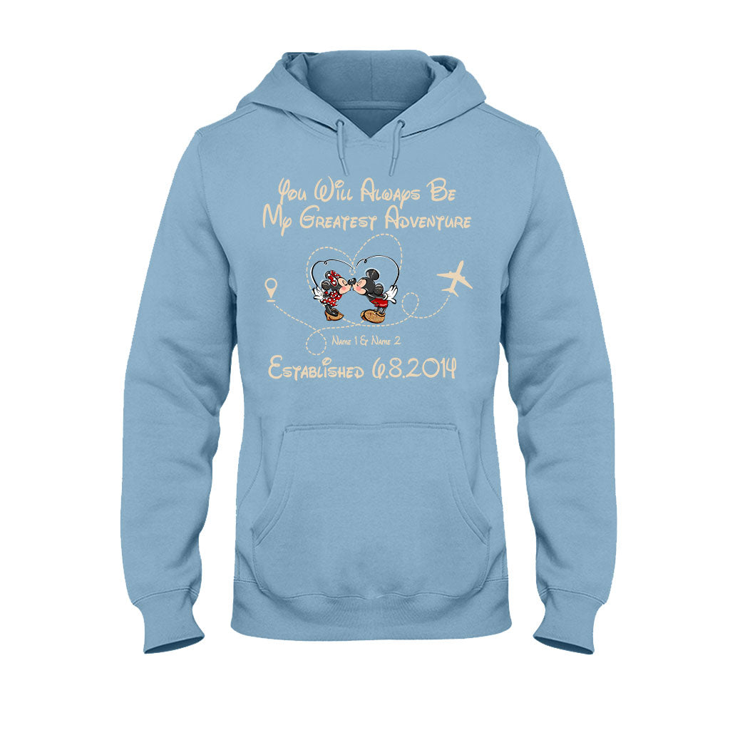 Personalized Couple Mouse T-shirt & Hoodie Gift for Valentine’s Day