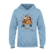 Load image into Gallery viewer, Personalized Hello Fall T-shirt &amp; Hoodie with Custom Names for Family
