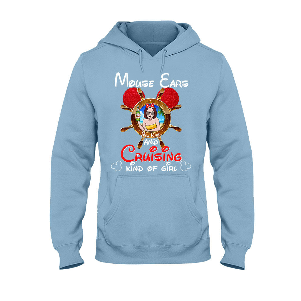 Personalized Mouse Ears Cruising T-shirt & Hoodie Gift for Her