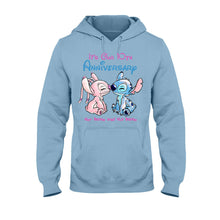 Load image into Gallery viewer, Personalized Anniversary T-Shirt &amp; Hoodie Custom Names Gift for Couples
