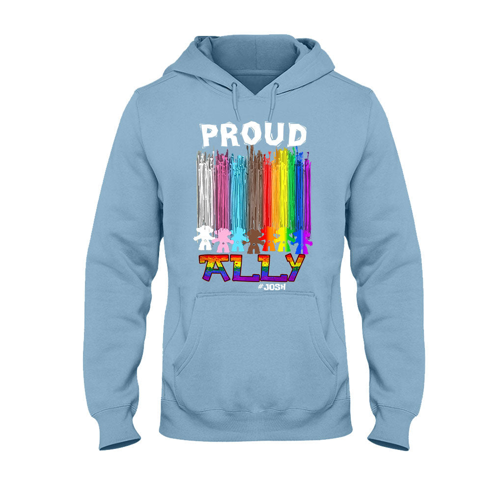 Personalized Proud Ally LGBT T-shirt & Hoodie for Everyone
