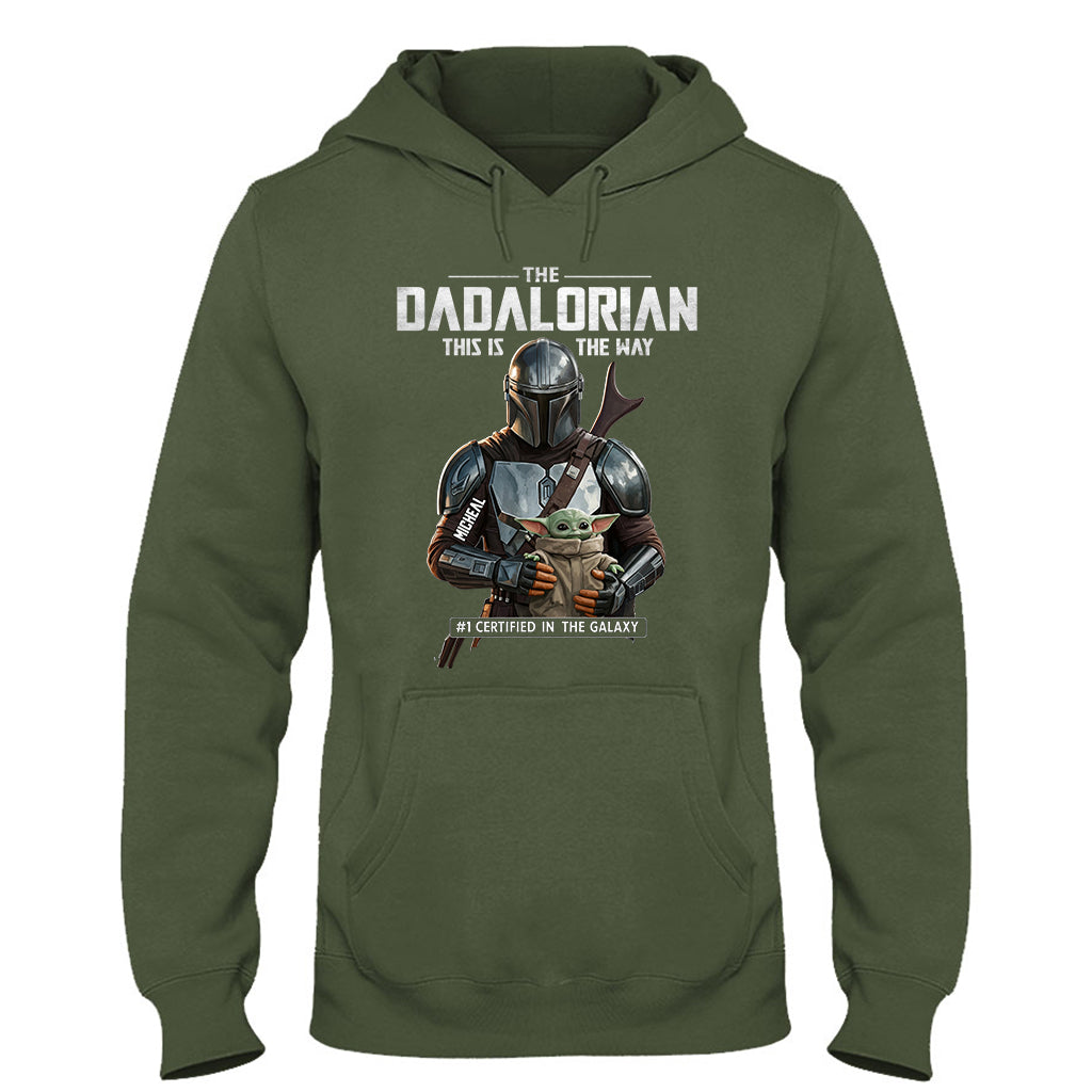 Personalized Dadalorian This Is The Way T-shirt & Hoodie Gift for Dad