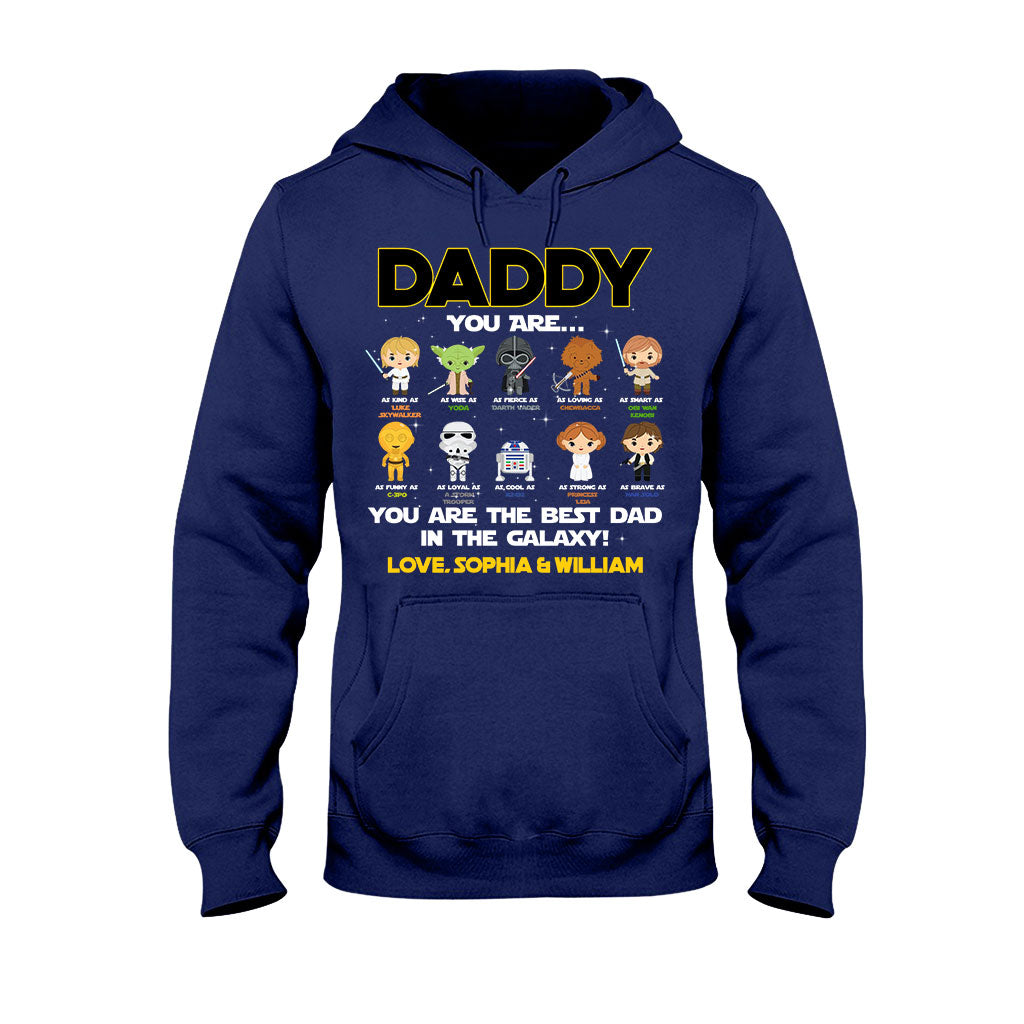Personalized Father's Day T-shirt with Star Wars Design Gift for Dad