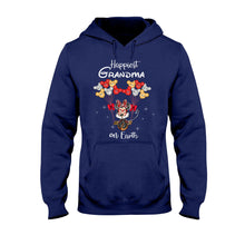 Load image into Gallery viewer, Personalized Grandma T-Shirt &amp; Hoodie with Happiest Grandma Design
