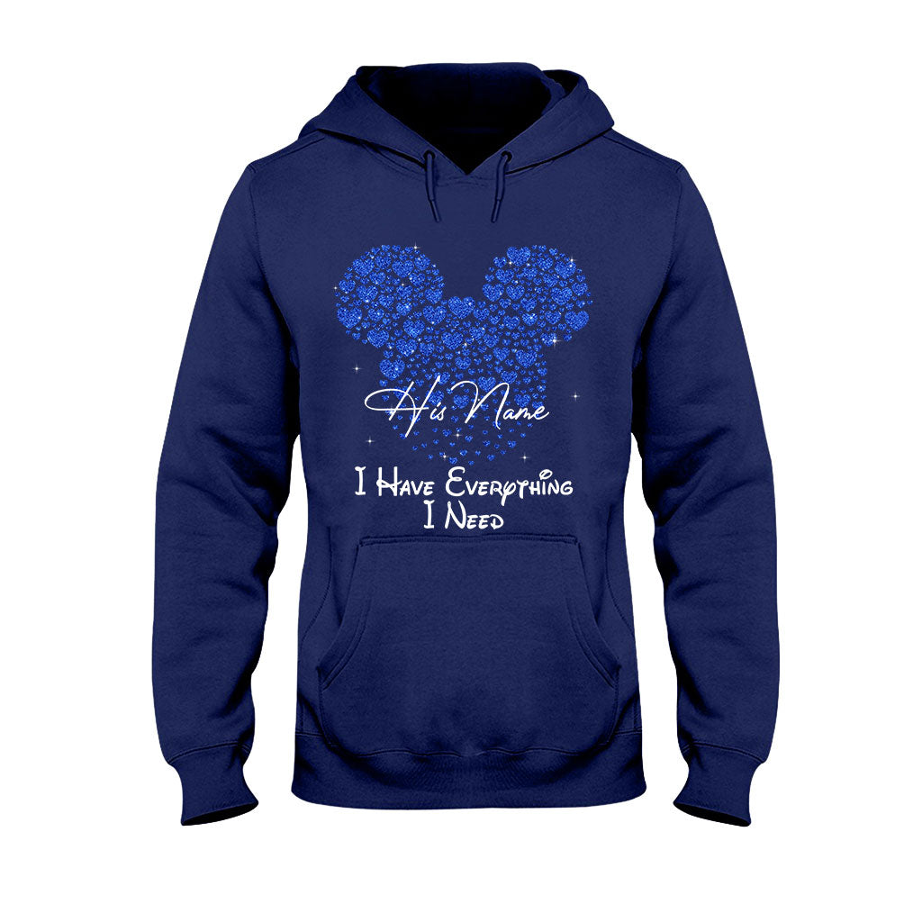 Personalized Mouse T-shirt & Hoodie Custom Name Gift for Couples
