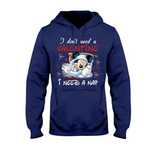 Load image into Gallery viewer, Personalized Valentine T-shirt with Mickey Mouse Design for Her
