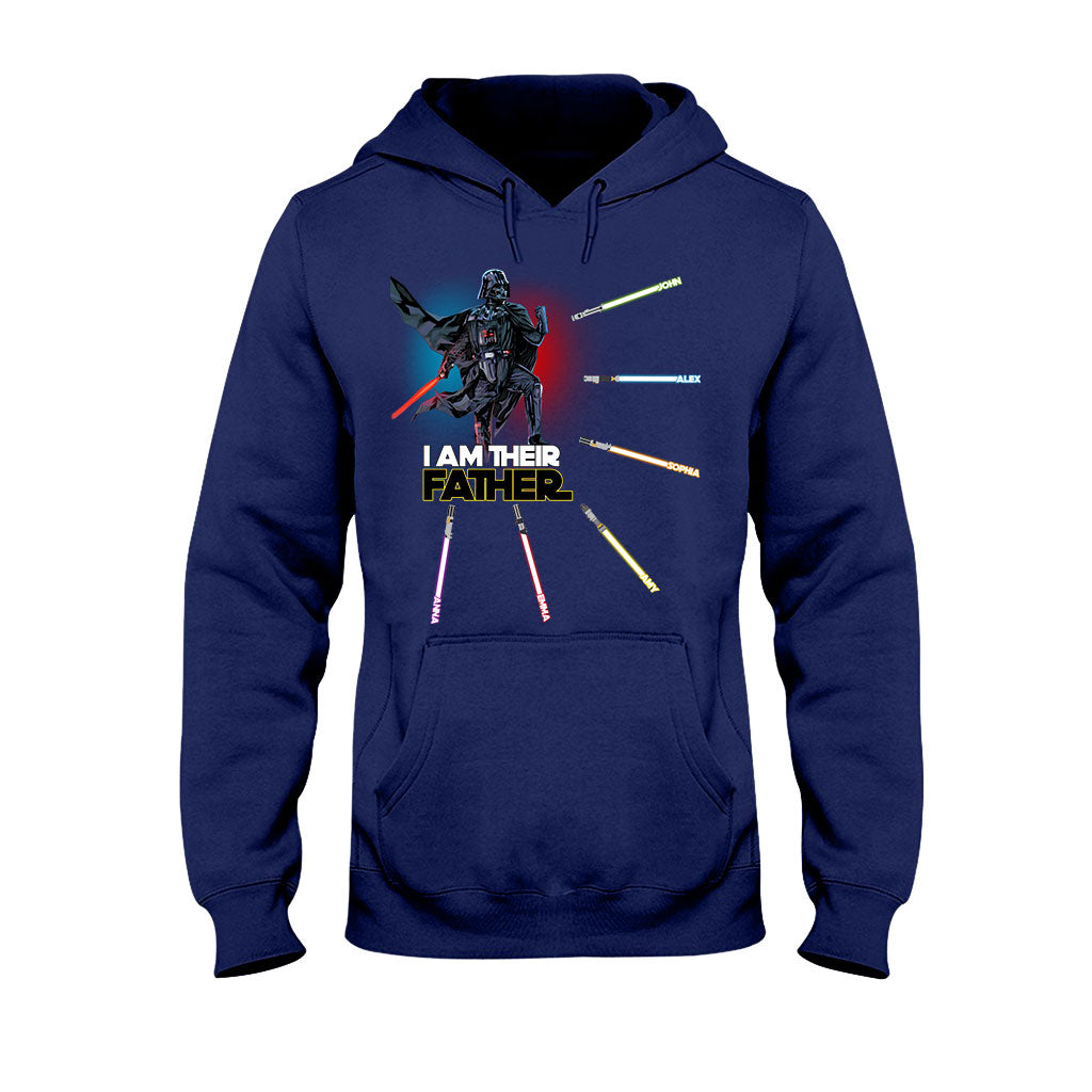 Personalized I Am Their Father T-shirt & Hoodie Custom Names Gift for Dad