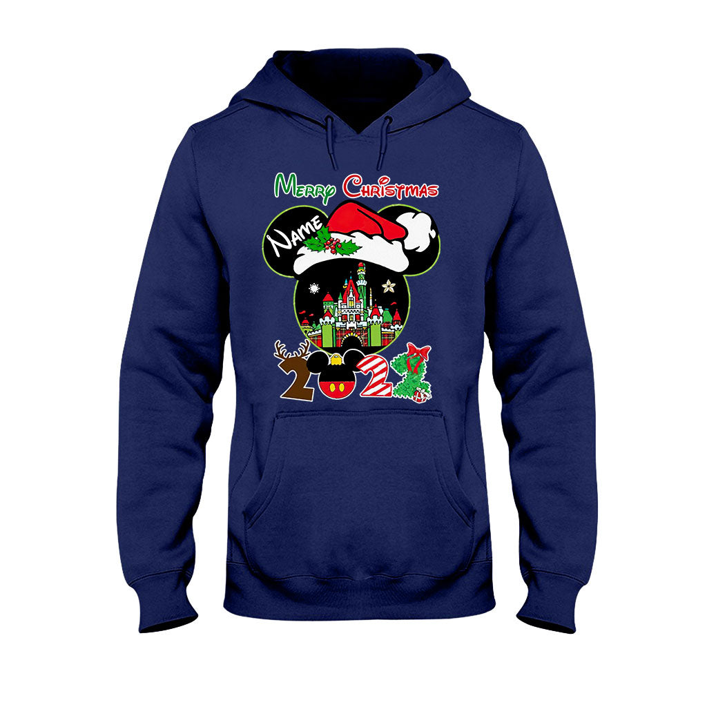 Personalized Christmas Mouse T-shirt & Hoodie Custom Name Gift