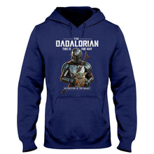 Load image into Gallery viewer, Personalized Dadalorian This Is The Way T-shirt &amp; Hoodie Gift for Dad

