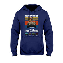Load image into Gallery viewer, Personalized Jeep Dad Bod T-shirt &amp; Hoodie Custom Name Gift
